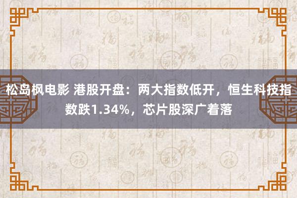 松岛枫电影 港股开盘：两大指数低开，恒生科技指数跌1.34%，芯片股深广着落